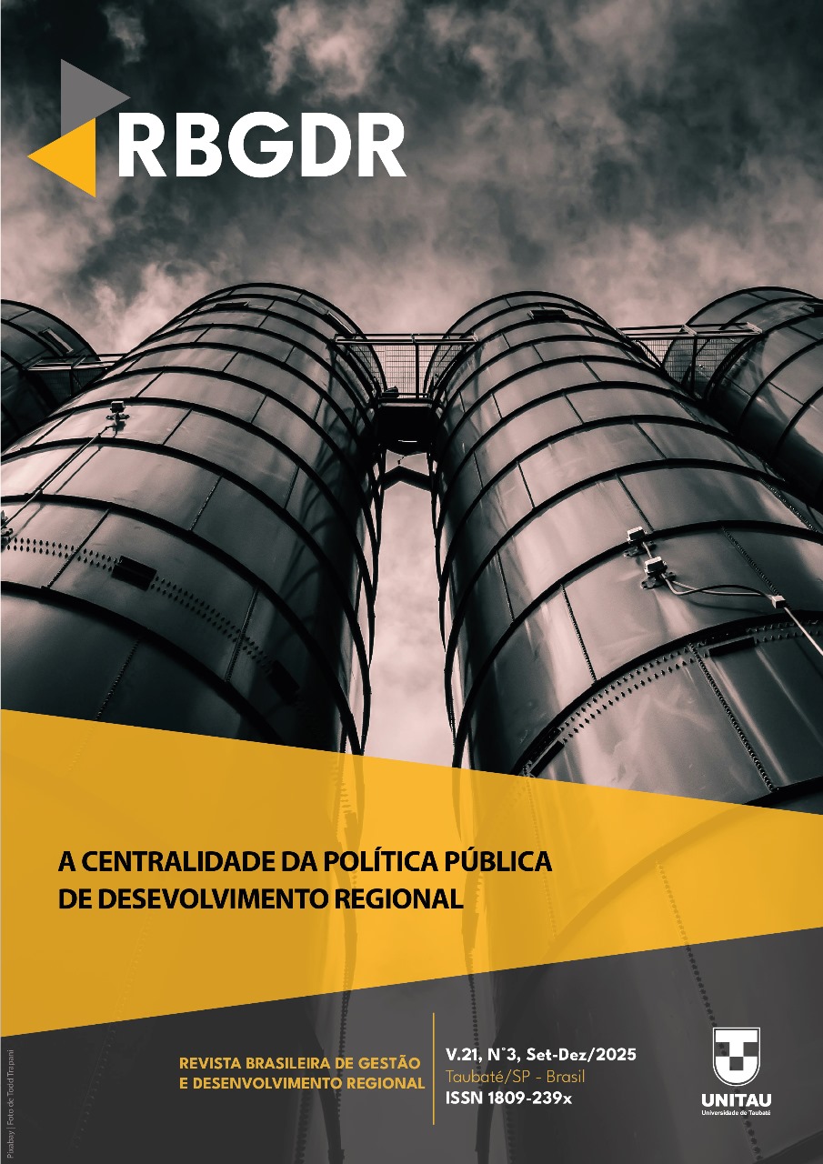 					Visualizar v. 21 n. 3 (2025): A CENTRALIDADE DA POLÍTICA  PÚBLICA DE DESENVOLVIMENTO  REGIONAL 
				